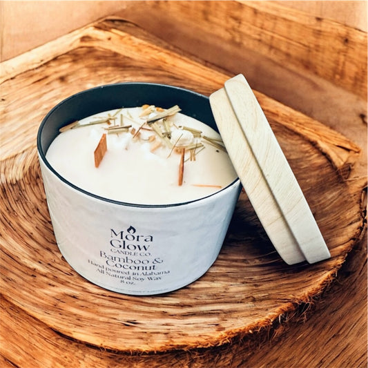 Bamboo & Coconut Soy Candle ★★★★★- 8oz