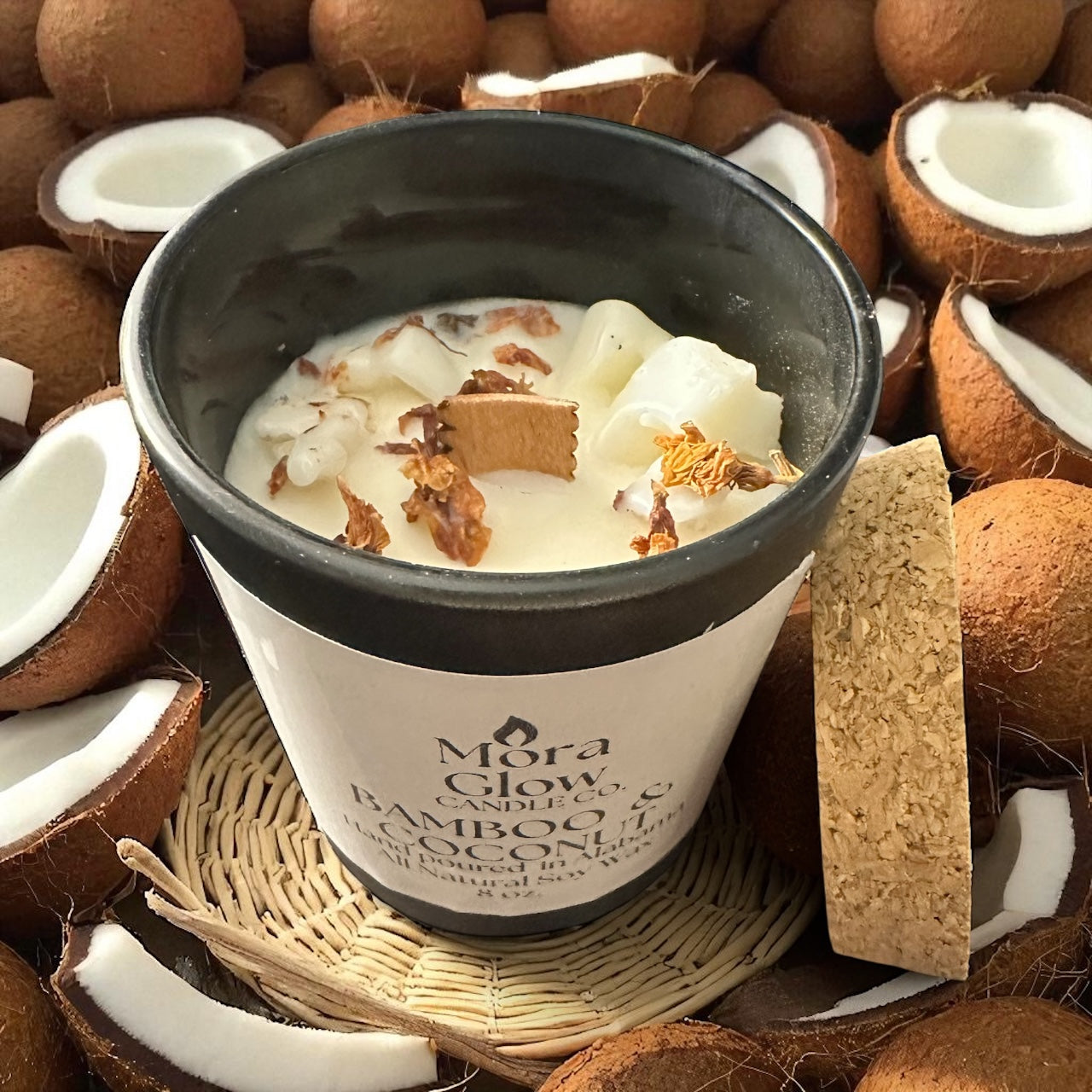 Bamboo & Coconut Soy Candle - 7oz & 8oz ★★★★★