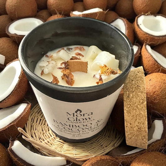 Bamboo & Coconut Soy Candle - 7oz & 8oz ★★★★★