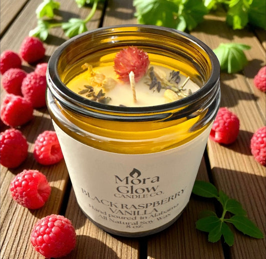 Black Raspberry Vanilla Soy Candle - 8oz ★★★★★