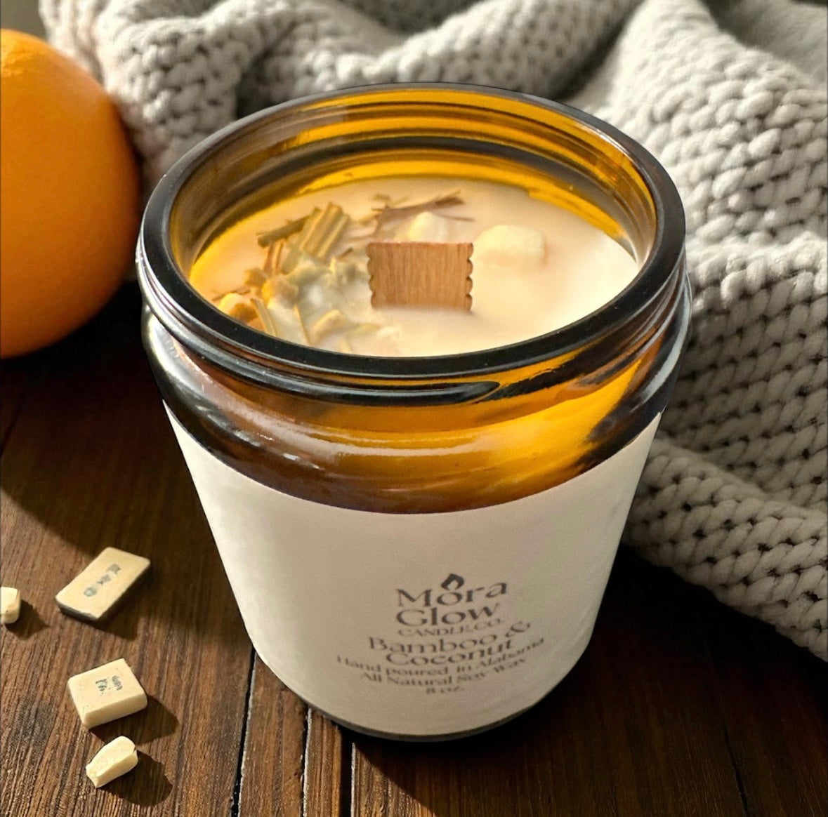Bamboo & Coconut Soy Candle - 7oz & 8oz ★★★★★