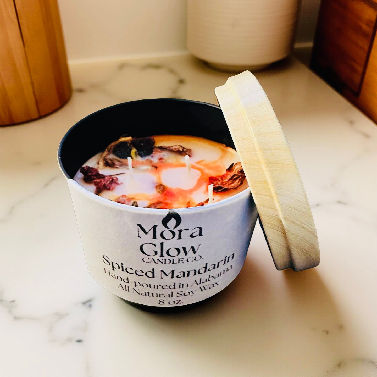 Spiced Mandarin Soy Candle – 8oz ★★★★☆