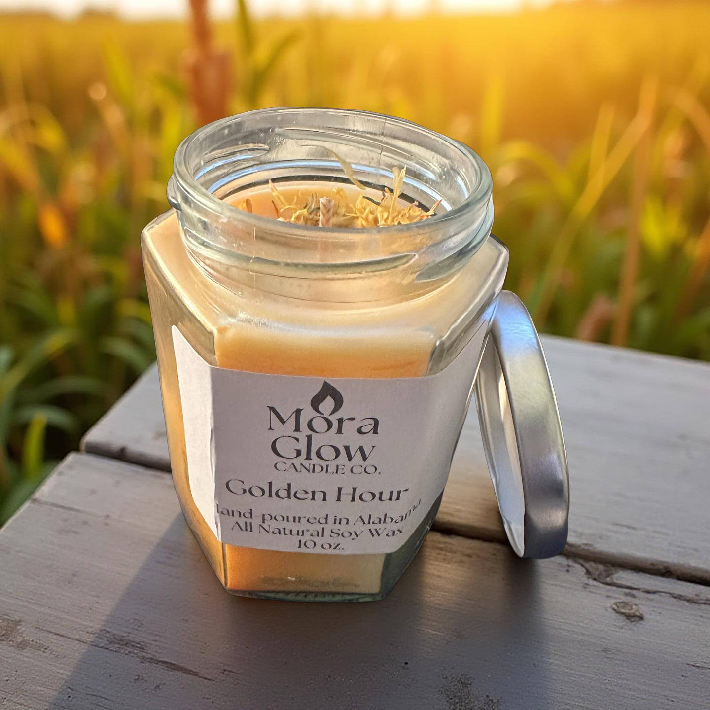 Golden Hour Soy Candle – 10oz ★★★★☆